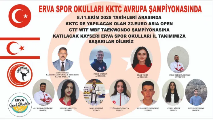 Erva Spor Okulları, KKTC Avrupa Şampiyonasında