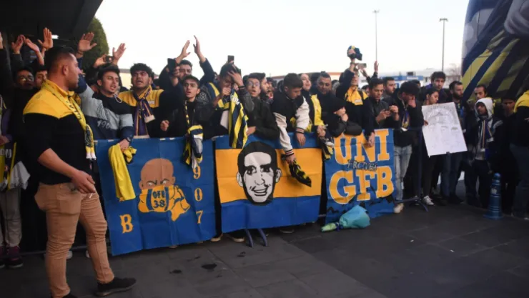 Fenerbahçe kafilesine Kayseri'ye geldi