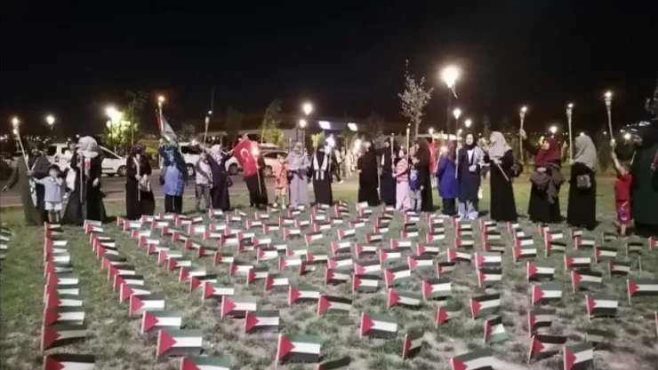 Filistin Dayanışma Etkinlikleri Millet Bahçesi'nde devam ediyor