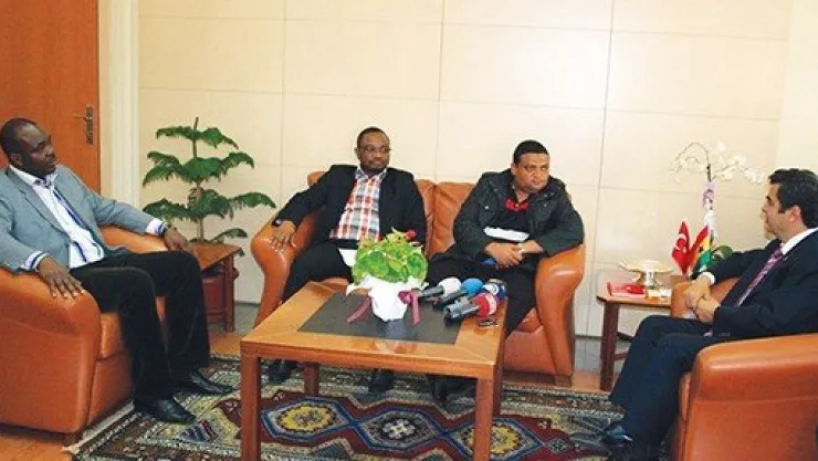 GANA SPOR BAKANI VALİ'Yİ ZİYARET ETTİ