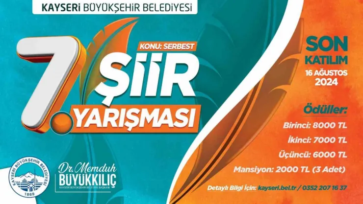 Kayseri, şairlerini seçiyor