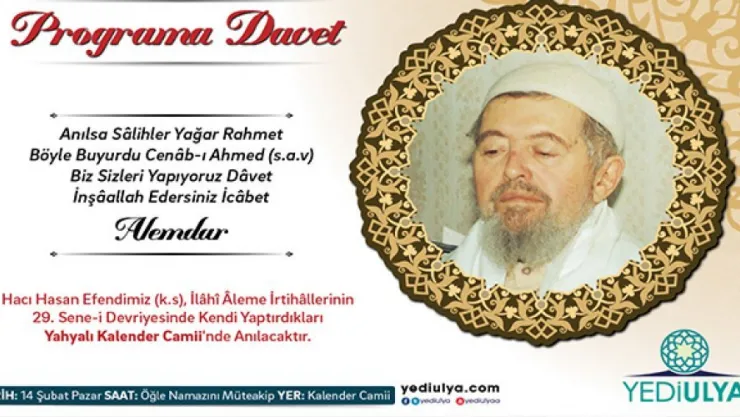 Hacı Hasan Efendi Yahyalı'da anılacak