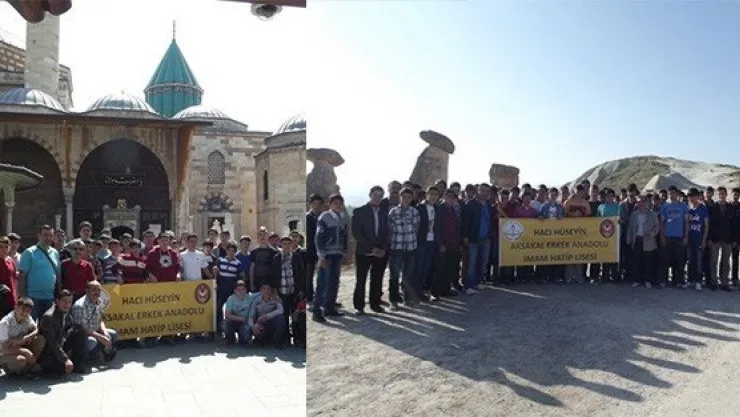  HACI HÜSEYİN ERKEK ANADOLU İHL ÖĞRENCİLERİNİN KAPADOKYA VE KONYA GEZİSİ