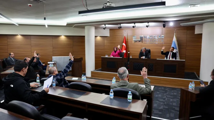 Hacılar Belediye Meclisi'nde yılın son toplantısı yapıldı