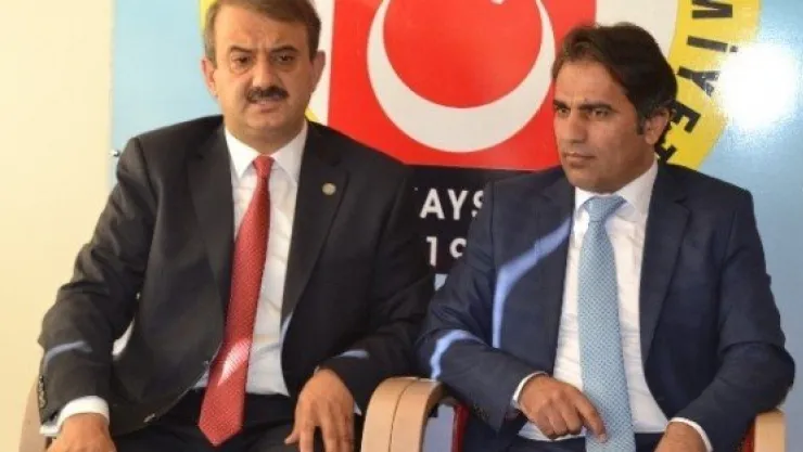 Hacılar Belediye Başkanı Ekici'den Gazeteciler Cemiyeti Başkanı Kösedağ'a Ziyaret