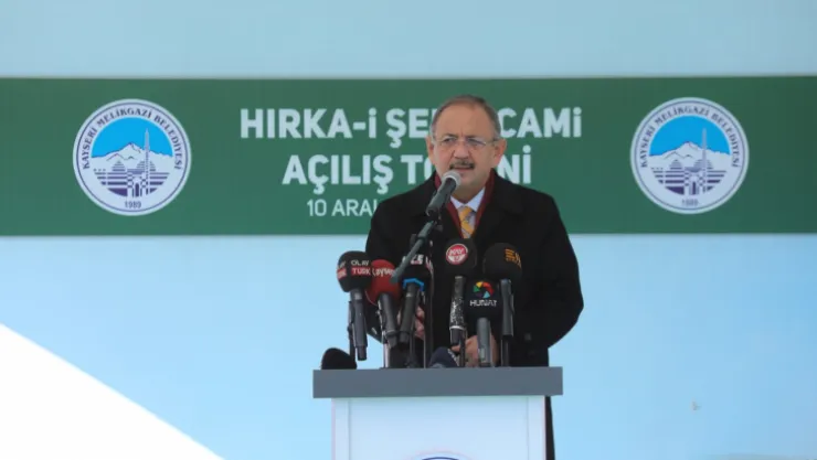Hırka-i Şerif Camii dualarla açıldı