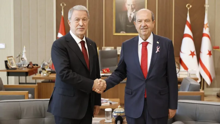 Hulusi Akar'a KKTC'den Teşekkür: 'Türkiye'nin Garantörlüğü Vazgeçilmezdir'