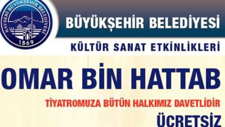 Hz. Ömer dönemi sahneye taşınıyor