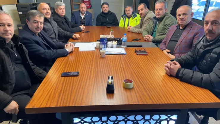 İlçe Belediye Başkanları afet bölgesinde