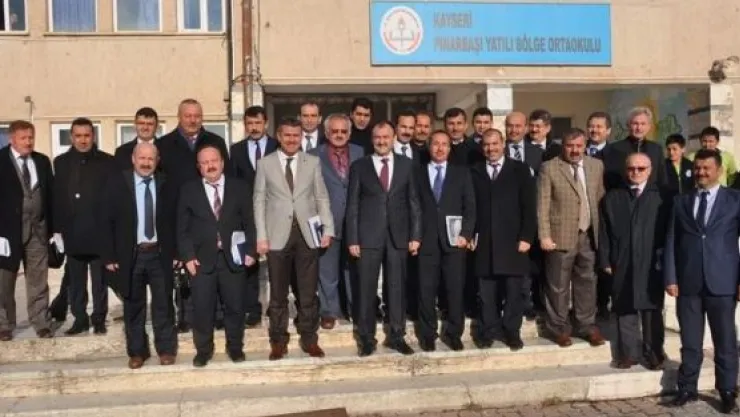 İlçe Milli Eğitim Müdürleri toplantısı Pınarbaşı'nda yapıldı