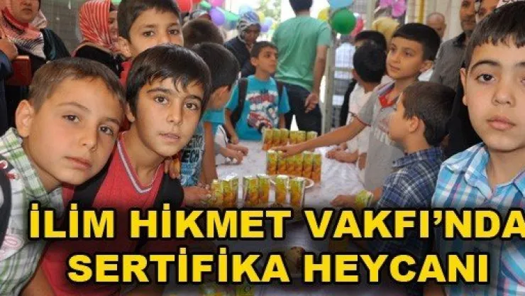 İlim Hikmet Vakfı, 180 yaz kursu öğrencisine sertifikalarını verdi 