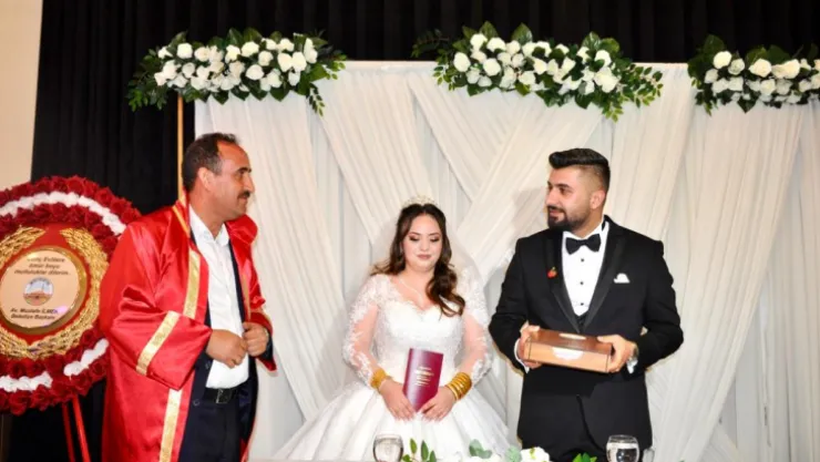 İncesu'da 2022 yılında 234 çift dünya evine girdi