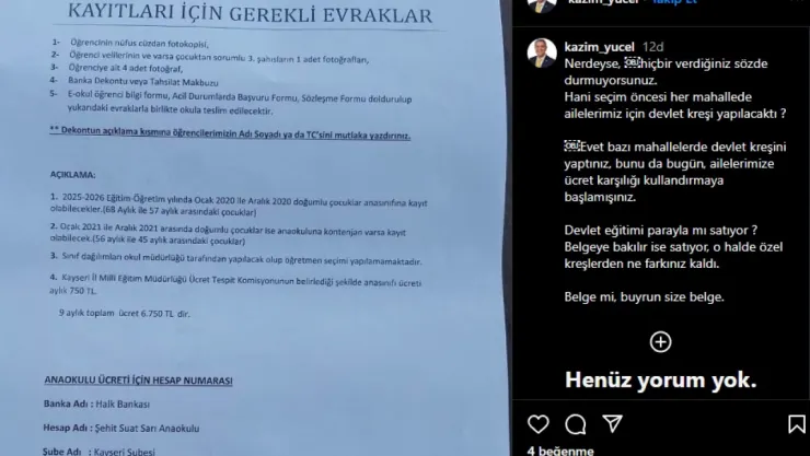 İYİ Parti GİK Üyesi Yücel, 'Devlet kreş eğitimini parayla mı satıyor?'