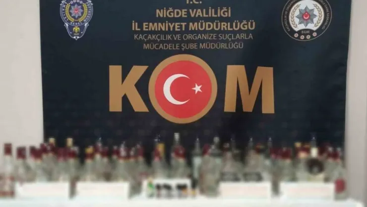 Kaçak içki üretimi operasyonu: 1 tutuklama