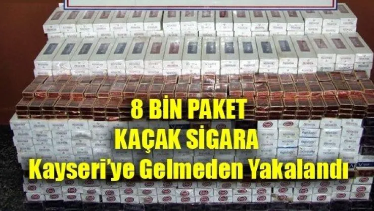 Kaçak Sigara Operasyonu