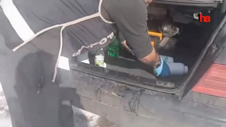 Kaçakçılık operasyonunda 31 litre sahte alkol ele geçirildi