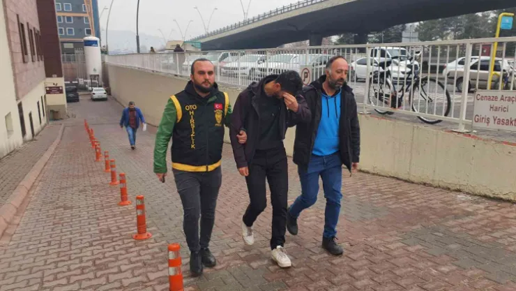 Kamyonetleri çalıp parçalayan zanlı 800 saatlik güvenlik kamerası incelenerek yakalandı