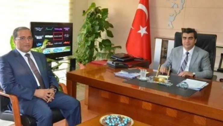 Kaymakamlardan Vali Düzgün'e ziyaret