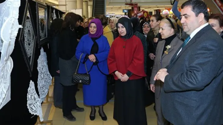 Kaymek'ten İğne Oyası Sergisi