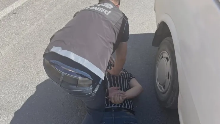 Kayseri'de 'torbacı' operasyonu