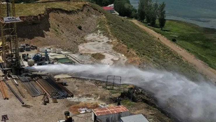 Kayseri'de açılan 3 kuyuda Jeotermal Sera için yeterli su bulundu