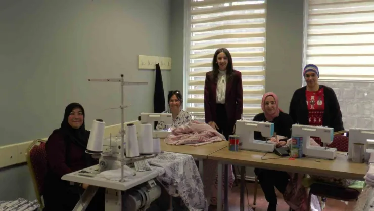 Kayseri'de bir ilçeye kadın eli değdi