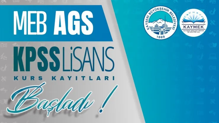 Kayseri'de Eğitim Fırsatları: MEB-AGS ve KPSS Kursları Başladı