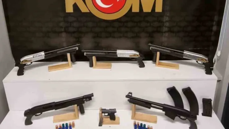 Ruhsatsız silah satışı yapanlara Şafak Operasyonu