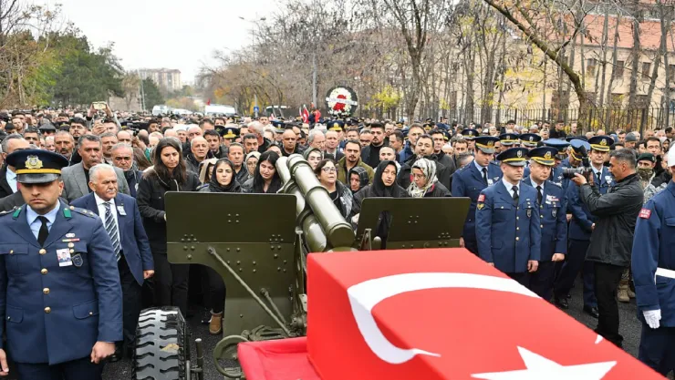 Kayseri'de Şehit Pilot İlgen için son görev