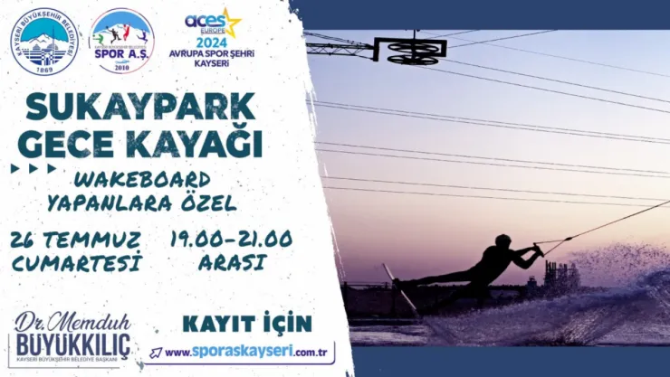 Kayseri'de Yaz Gecelerine Renk Katacak Etkinlik: Gece Kayağı