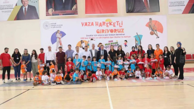 Kayseri'de Yaz Spor Okulları'nın açılışı yapıldı