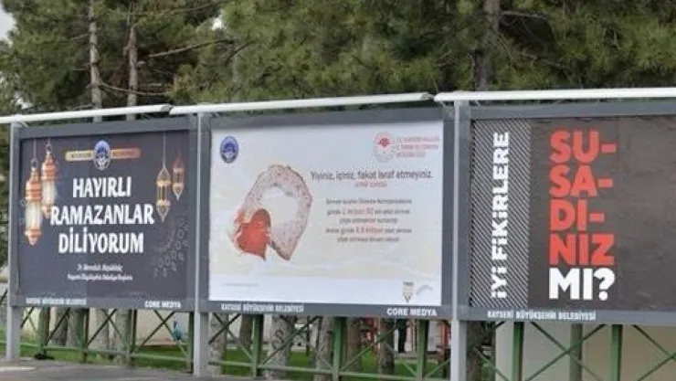 Kayseri'deki bilbordları işleten firmaya el kondu: Sahipleri tutuklandı