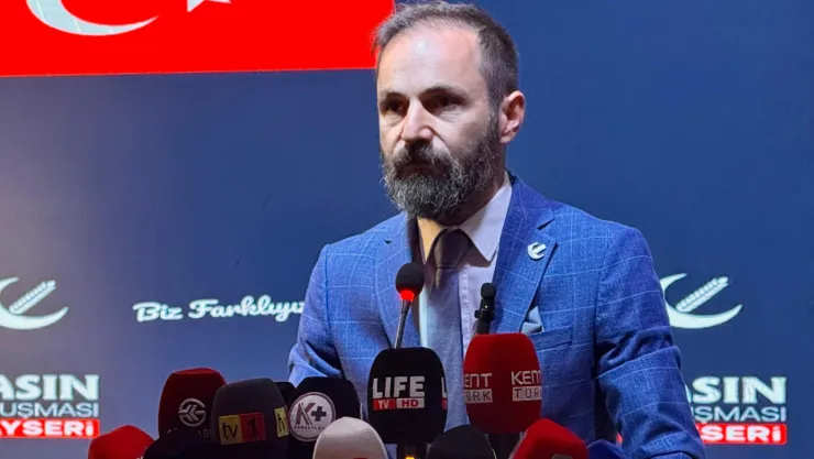 Kayseri'nin ana muhalefet partisi YRP İl Başkanı Özcan, 'Aldığımız Yüzde 20'lik oyu bazı çevreler maalesef hazmedemiyor'