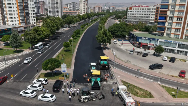 Kayseri'nin en çok kullanılan bulvarı yenileniyor
