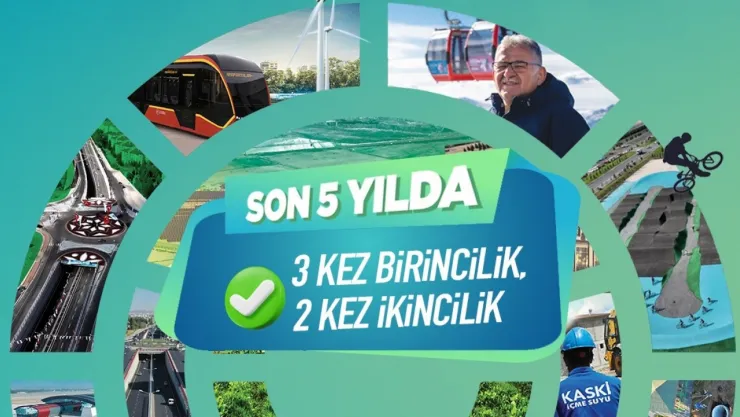 Kayseri Yatırımda Zirveye Yürüdü: Büyükşehir Belediyesi Türkiye İkincisi Oldu