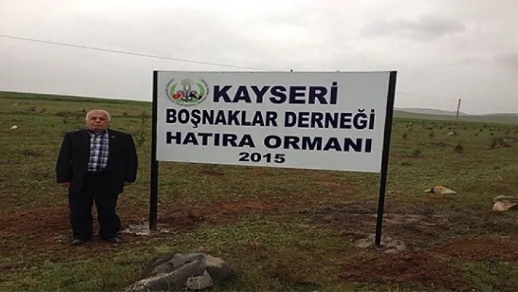 Kayseri Boşnaklar Derneği şehitler için hatıra ormanı oluşturdu