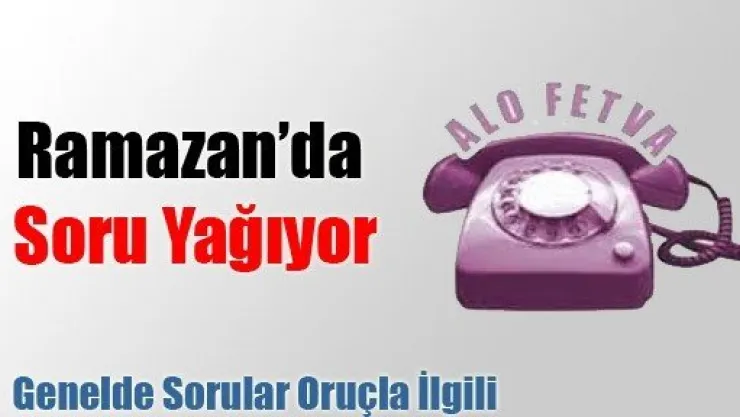 Kayseri'de Alo Fetva Hattına Soru Yağıyor