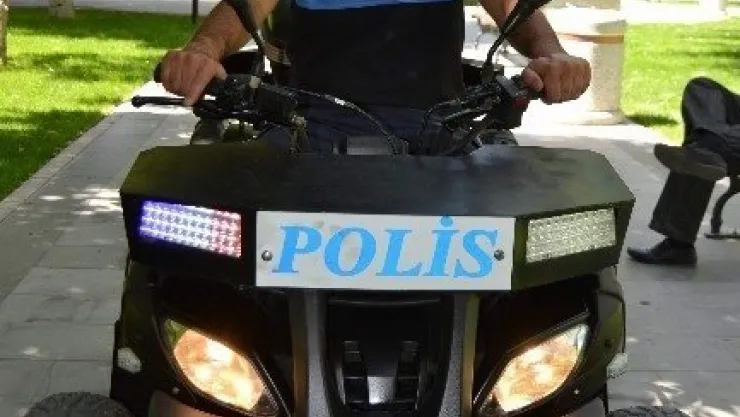 Kayseri'de Polis Ekipleri Park Ve Bahçelerde Asayişi Atv İle Sağlayacak 