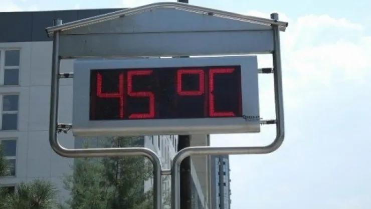 Kayseri'de Termometreler 45 Dereceyi Gördü 