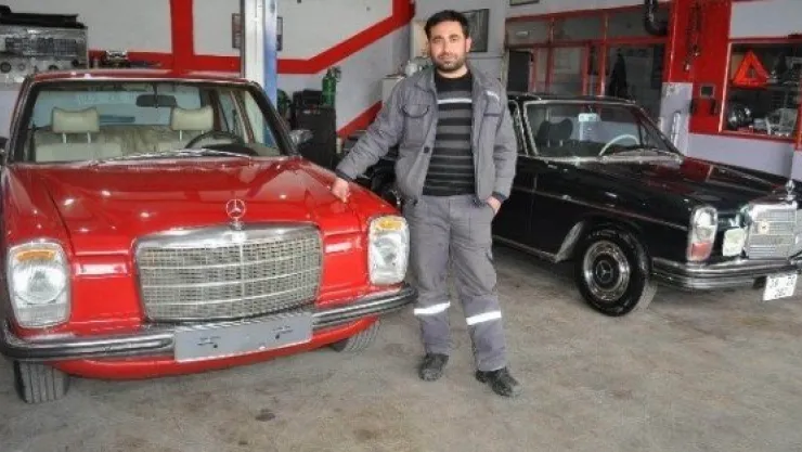 Kayseri'de Üç Ortağın Klasik Araç Merakı