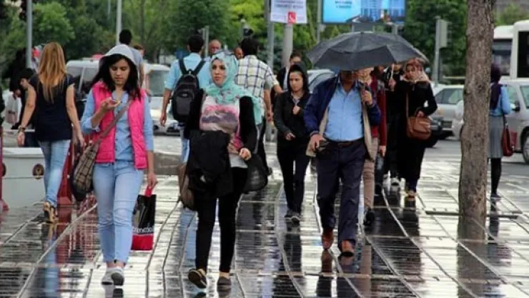 Kayseri'de yağmur hafta sonuna kadar devam edecek