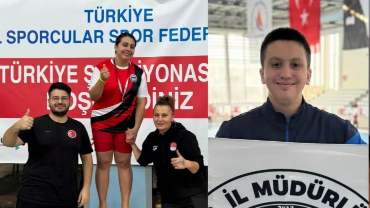 Kayserili özel sporcular Türkiye Şampiyonası'ndan 6 altın madalyayla döndü
