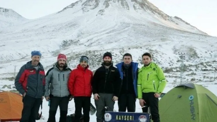 Kayserili Dağcılar Hasan Dağı'na Tırmandı 