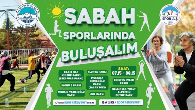 Spor A.Ş.'nin sabah sporları devam ediyor