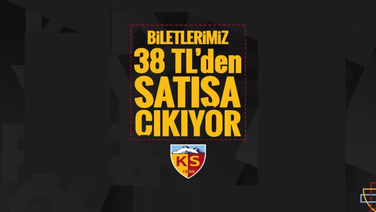 Kayserispor, Bodrumspor maç biletleri bugün satışa çıkıyor