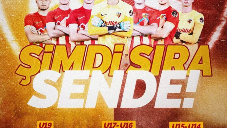 Kayserispor Futbol Akademisi seçmeleri yapılacak