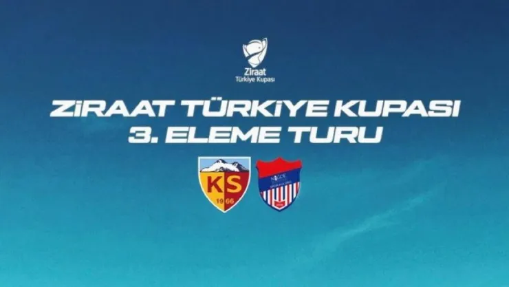 Kayserispor, Türkiye Kupası üçüncü turunda Niğde Belediyesi ile eşleşti