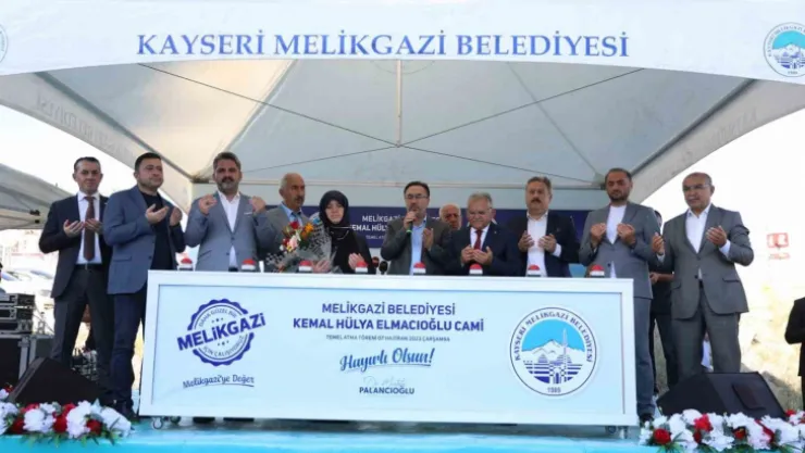 Kemal-Hülya Elmacıoğlu Cami'nin temeli atıldı
