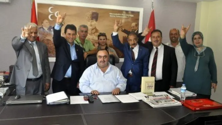 Kerkük'lü Türkler, MHP İl Başkanı Eke'yi Ziyaret Etti