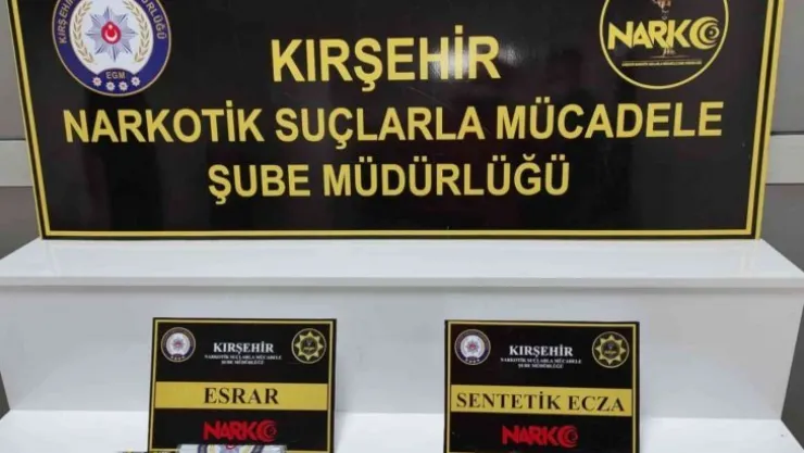 Kırşehir'de uyuşturucu operasyonu: 9 gözaltı
